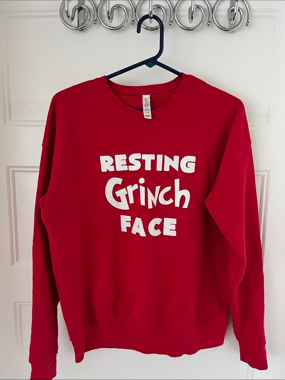 Constantly Varied Gear Red Crewneck Sweatshirt with White Graphic
